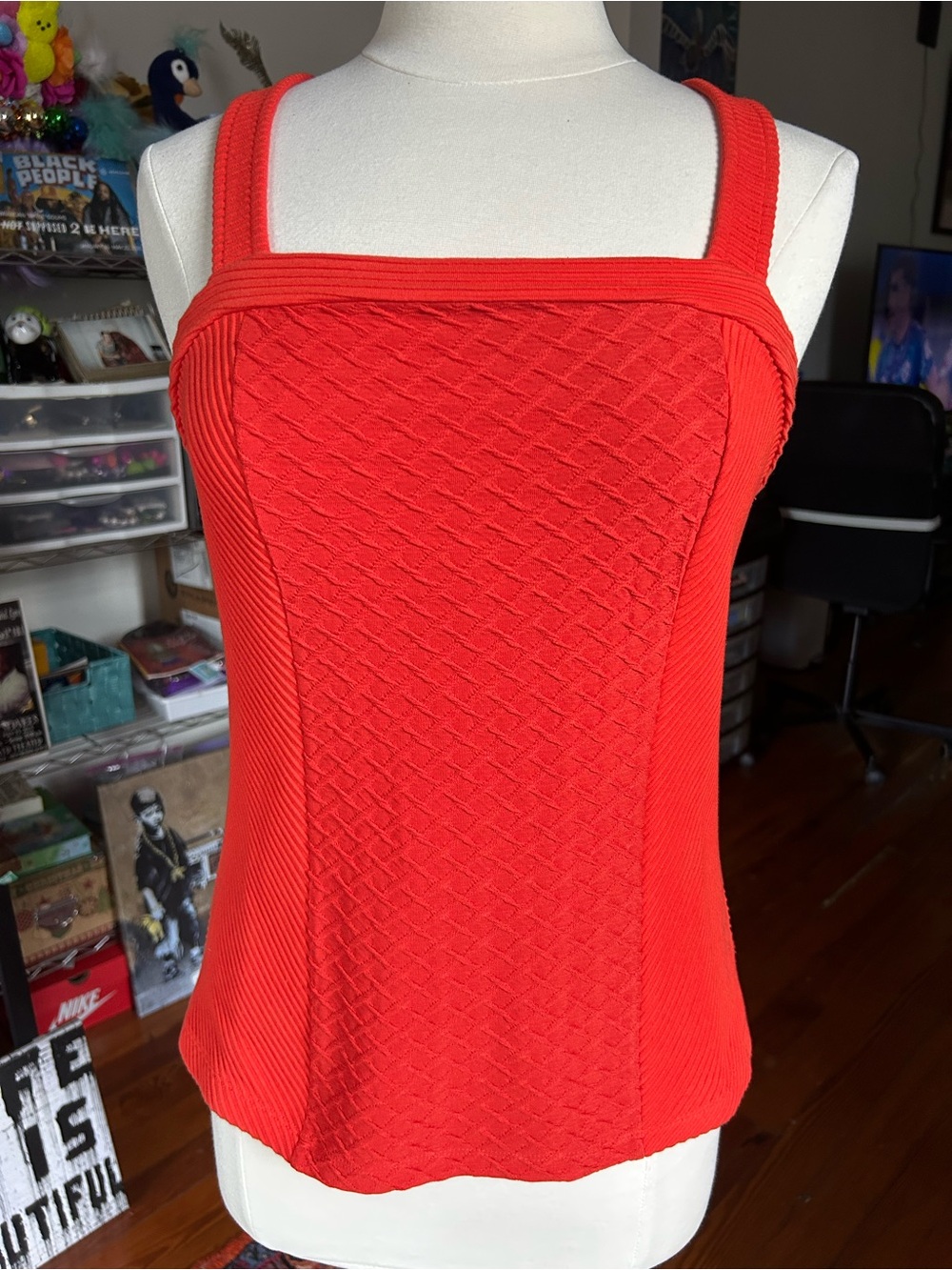 Anthropologie: Deletta Gavi Square-Neck Tank Top